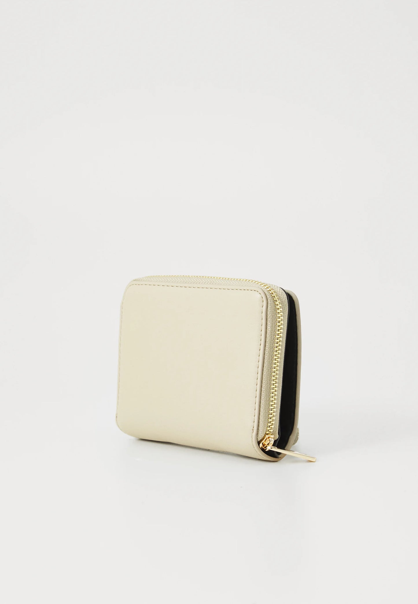 Tommy Hilfiger Compact Zip Wallet – Cream/Gold