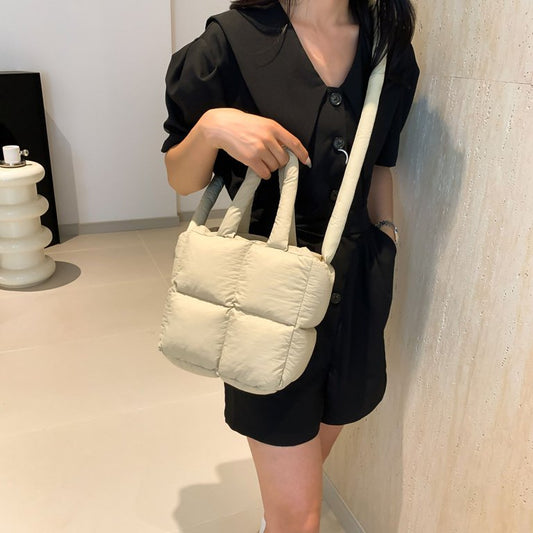 Puffer Crossbody Bag - Cozy Carry, Every Day