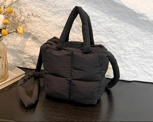 Puffer Crossbody Bag - Cozy Carry, Every Day