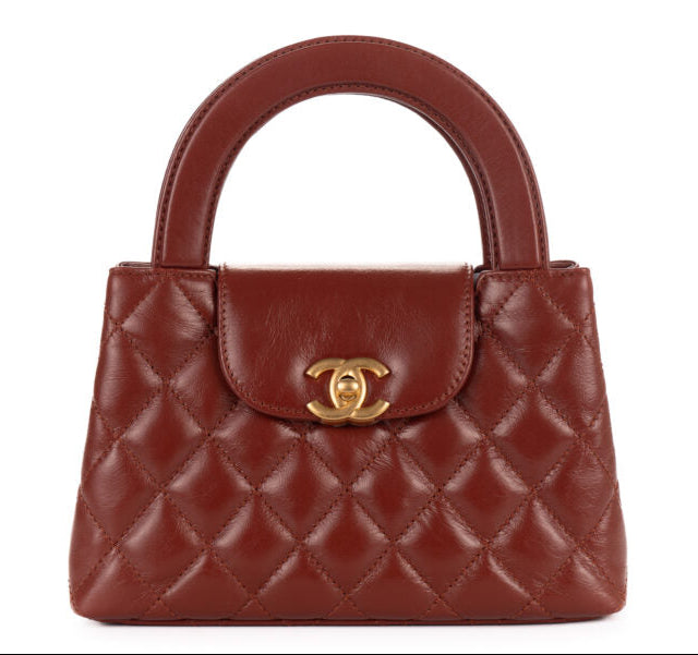 Vintage Chanel Kelly Top Handle Bag – Black Quilted Leather, Gold Hardware